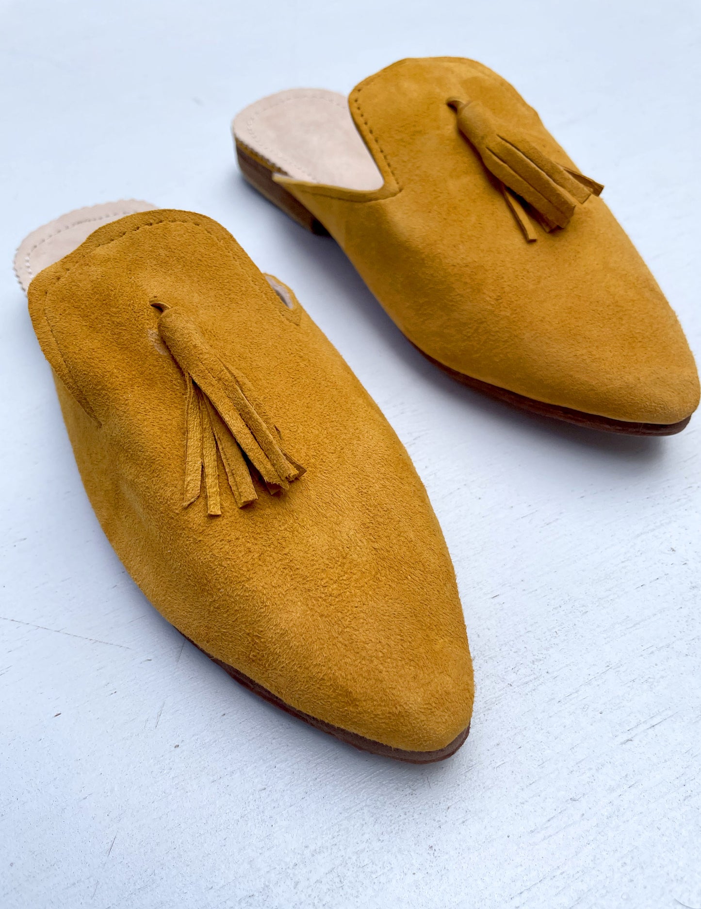 Suede babouche