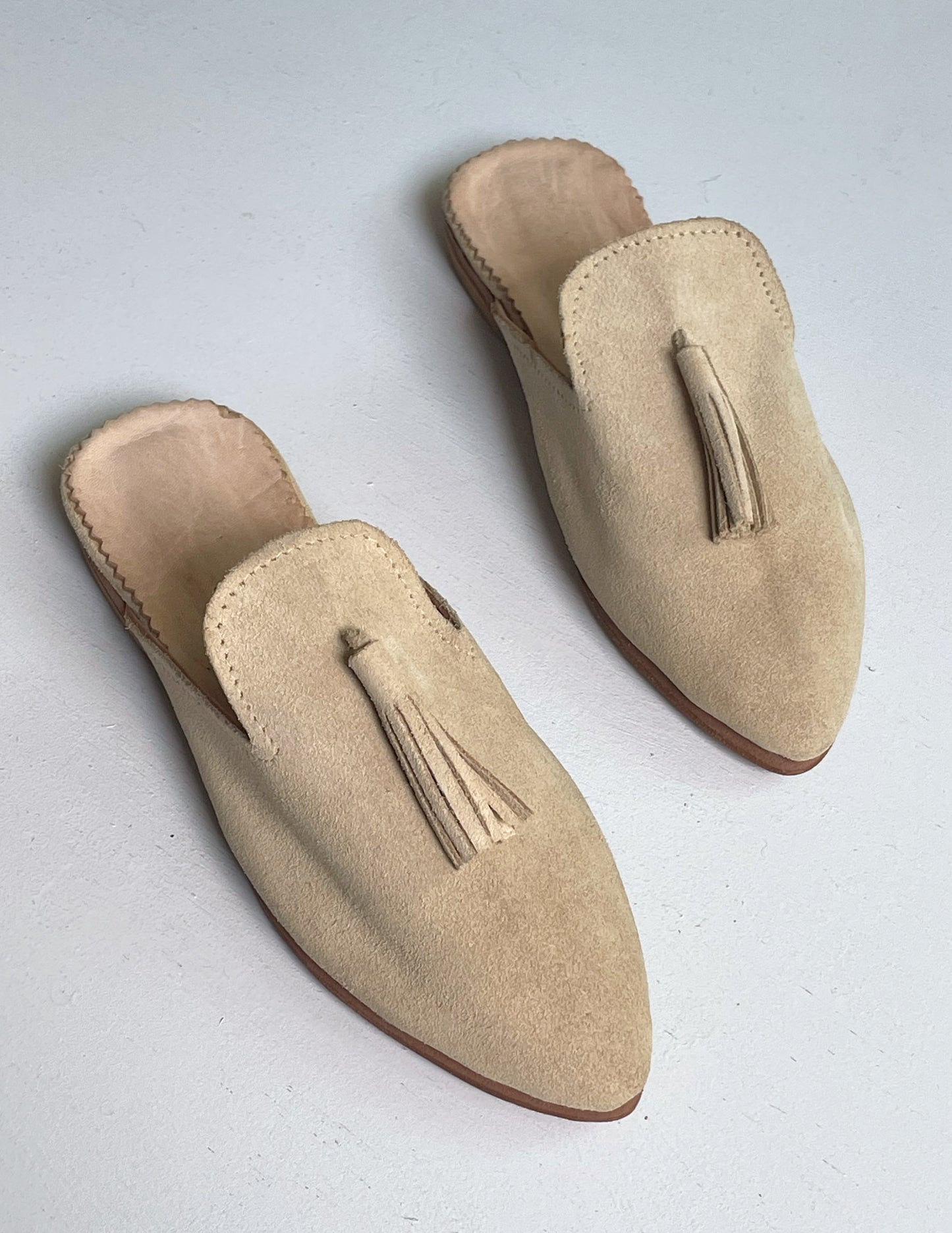 Suede babouche