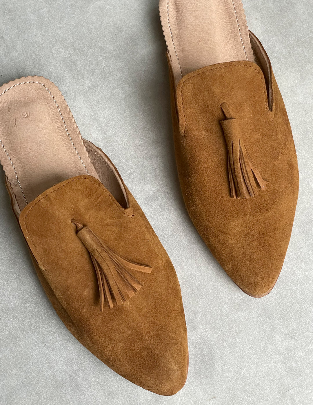 Suede babouche