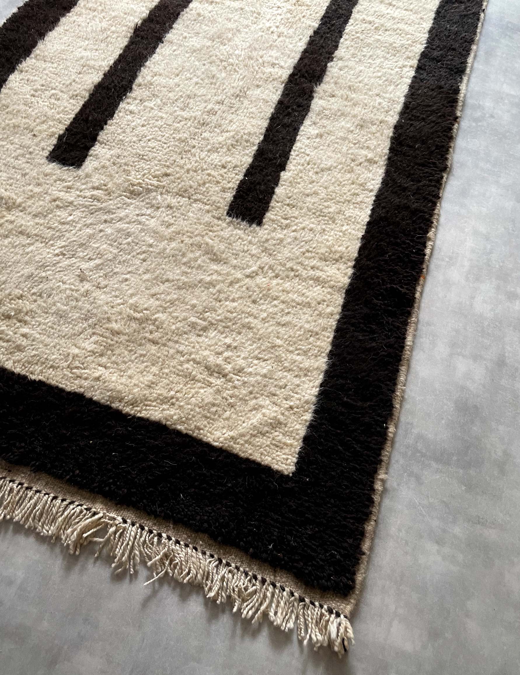 Berber Zebra Rug Berber Rug – Zarabiya