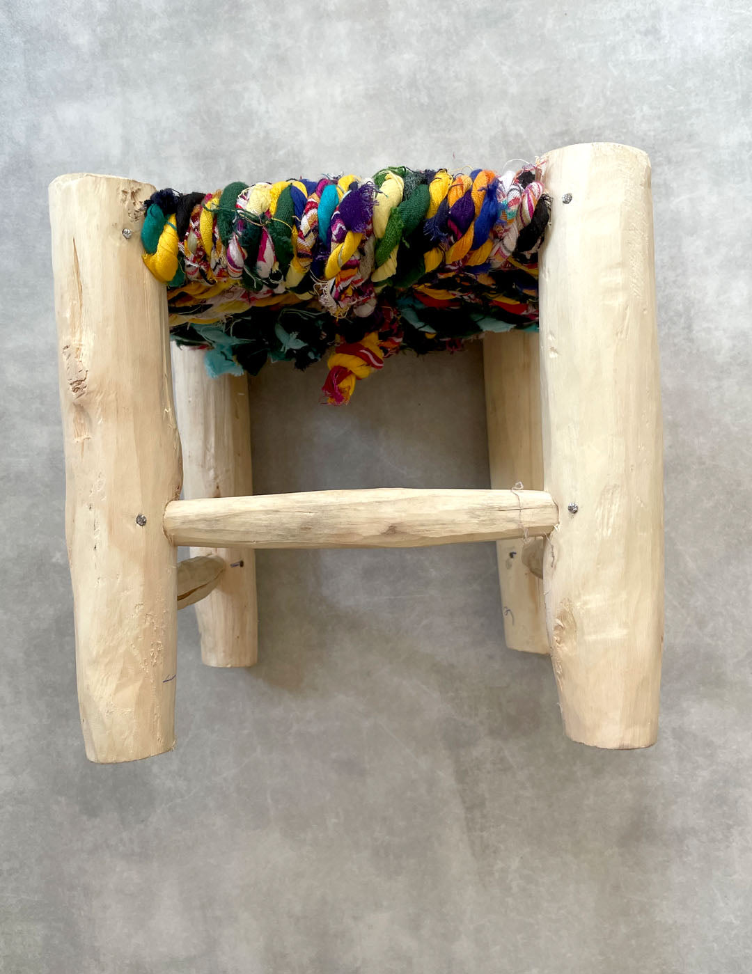 Handmade stool ( Mix colors )