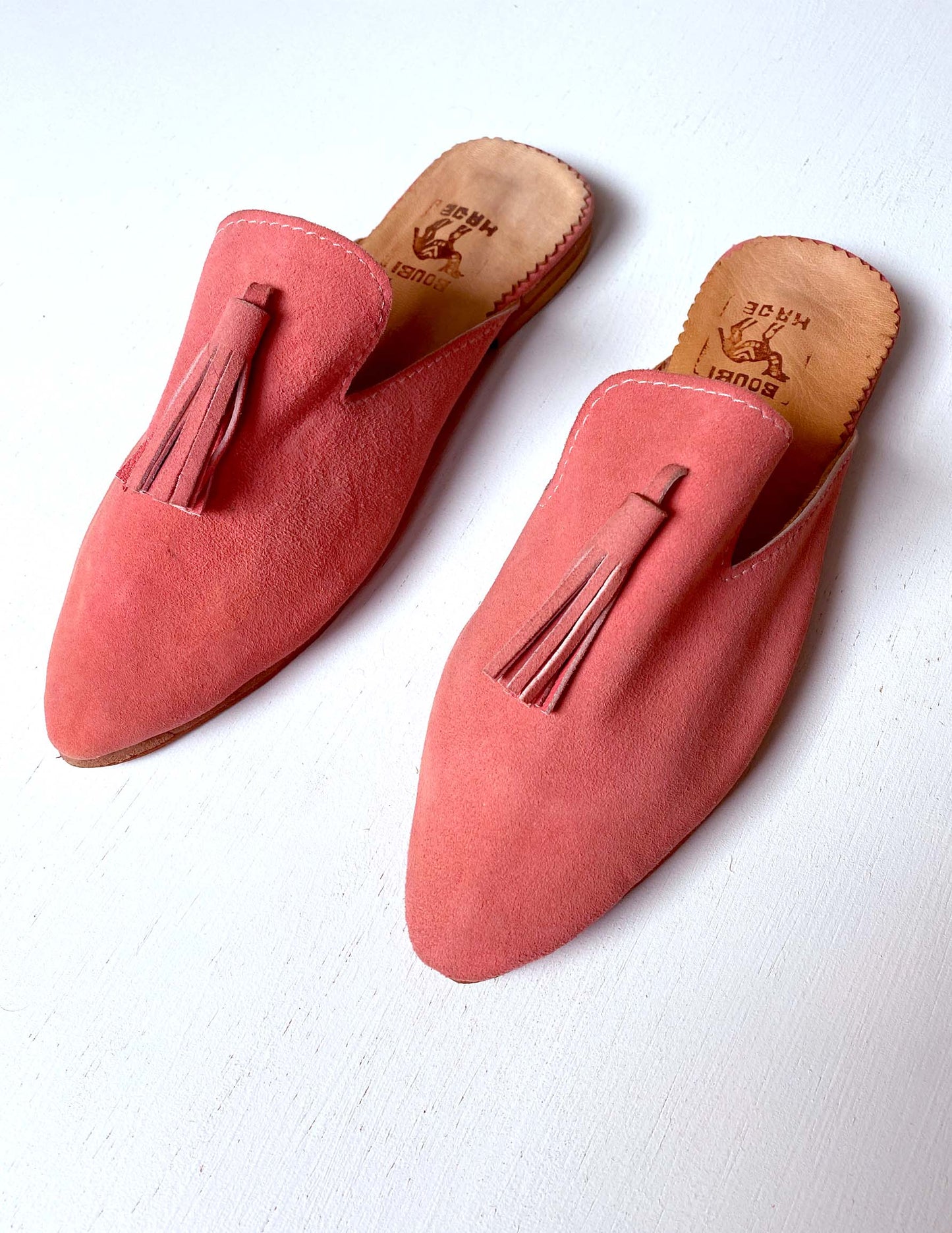 Suede babouche
