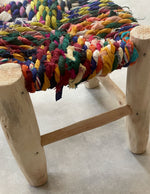 画像をギャラリービューアに読み込む, Handmade stool ( Mix colors )
