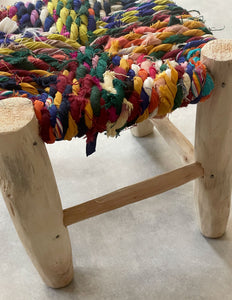 Handmade stool ( Mix colors )