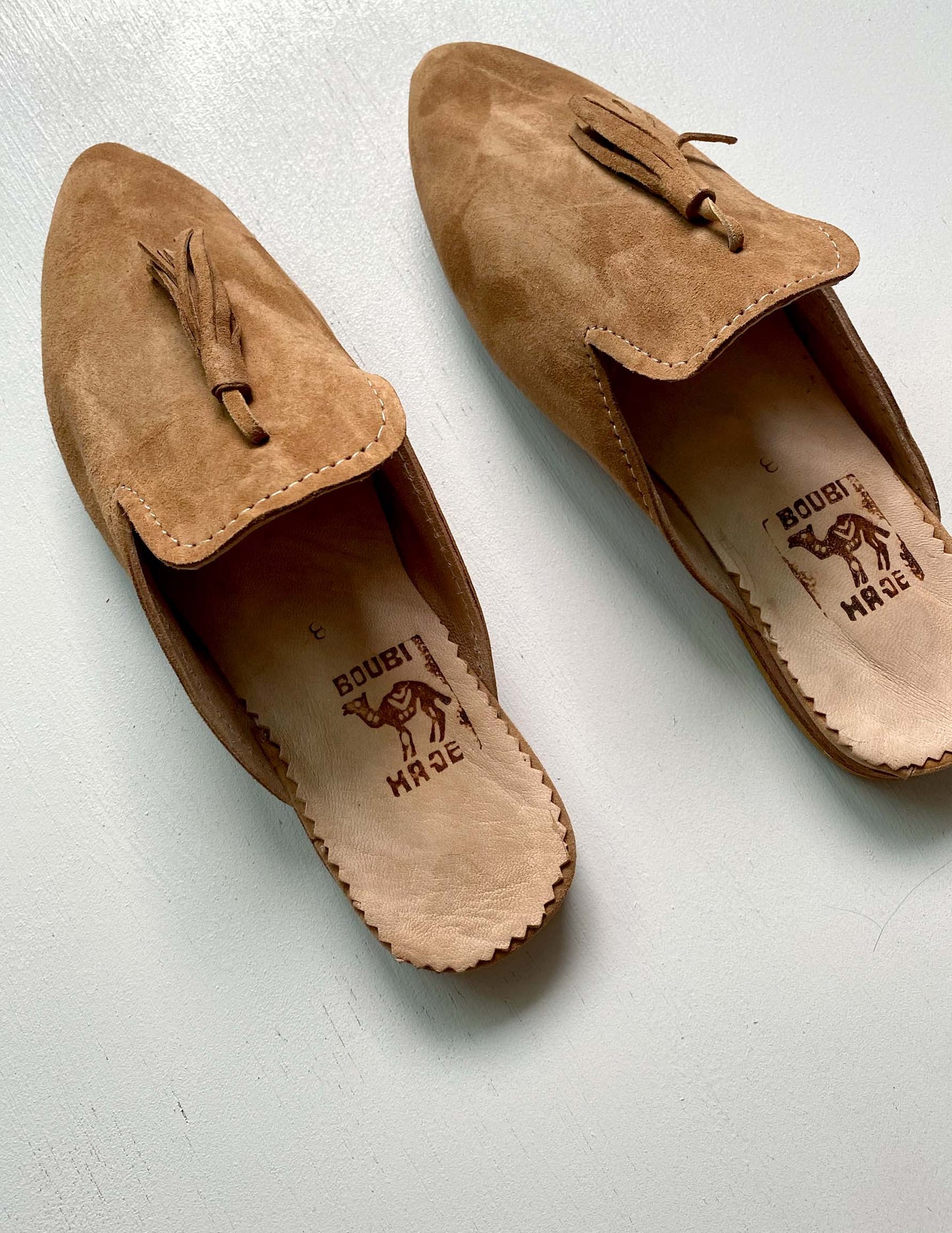 Suede babouche