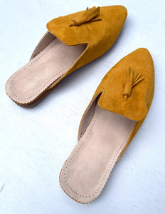 Suede babouche