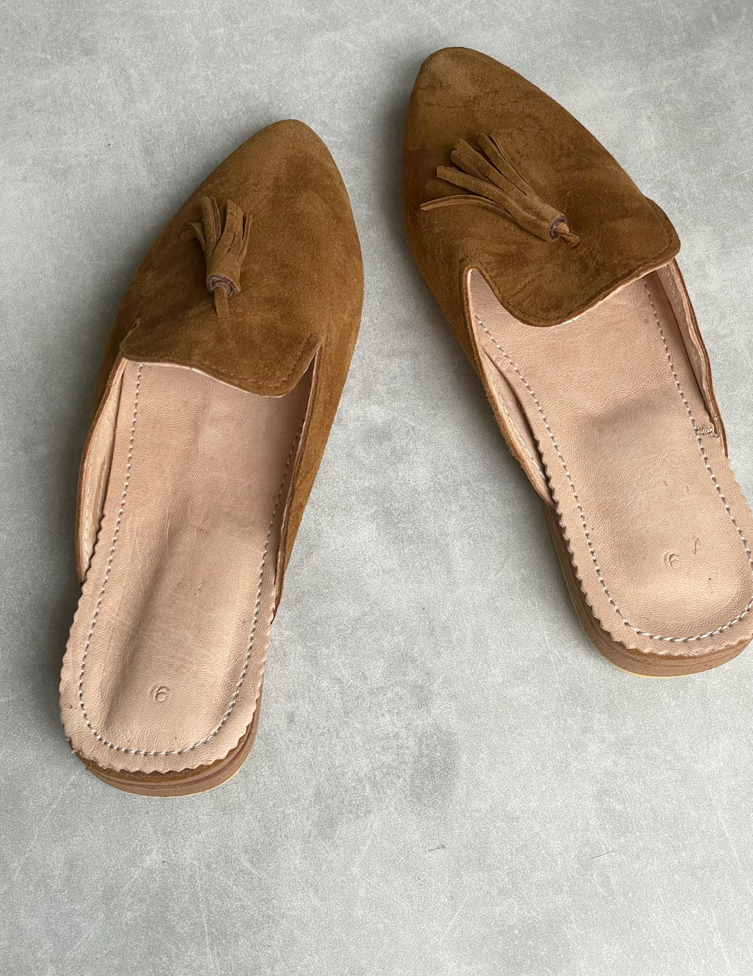 Suede babouche